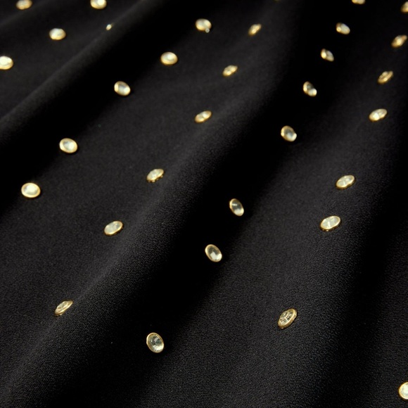 Boston Proper Crystal Embellished V Neck A Line Dress- Brand New - Picture 4 of 13